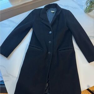 Vintage Agnes B. Classic Black Trench Coat